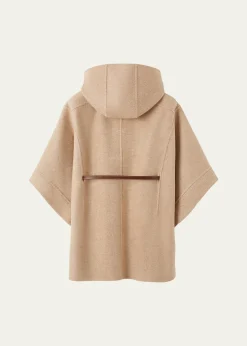 Loro PianaJohann Hooded Wish Wool and Cashmere Cape
