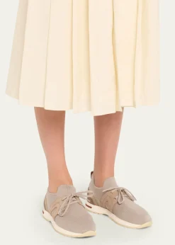 Loro PianaKnit Lace-Up Runner Sneakers
