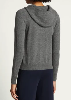 Loro PianaMerano Cashmere Zip-Front Hoodie Sweater
