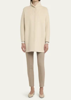 Loro PianaScotty Double Baby Cashmere Single-Breasted Coat
