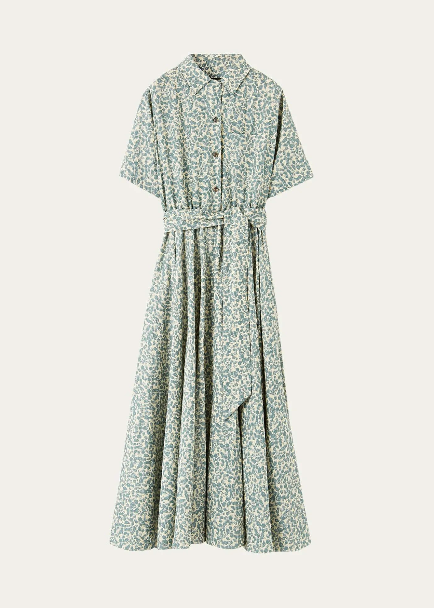 Loro PianaShelly Floral-Print Linen Shirtdress