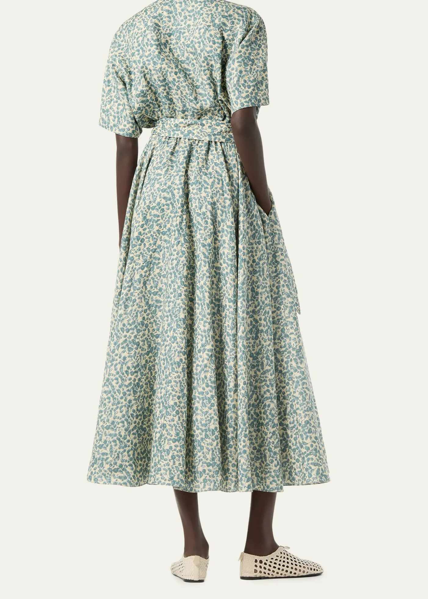 Loro PianaShelly Floral-Print Linen Shirtdress