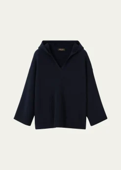 Loro PianaSloop Hooded Virgin Wool Sweater