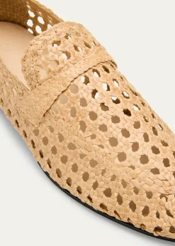 Loro PianaWoven Leather Slip-On Loafers