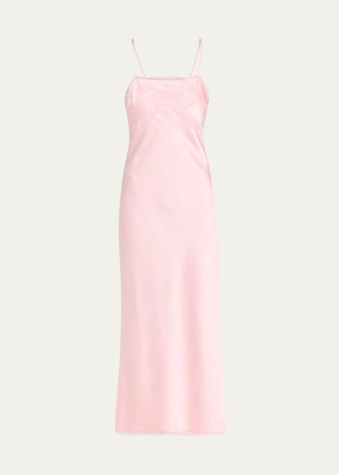 LoveShackFancyIsolie Lace Bow Crepe Midi Dress