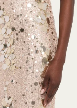 LoveShackFancyKayleen Sequined Midi Dress