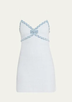 LoveShackFancyNovara Tweed Mini Dress
