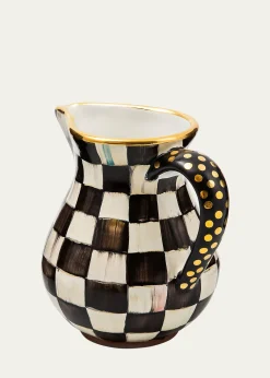 MacKenzie-ChildsCourtly Check Portly Pitcher, 52 oz.