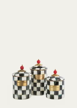 MacKenzie-ChildsCourtly Check Small Canister
