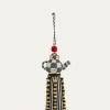 MacKenzie-ChildsCourtly Check Tea Kettle Beaded Tassel