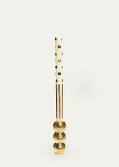 MacKenzie-ChildsRibbed Triple Sphere Candle Holder