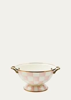MacKenzie-Childs Rosy Check Almost Everything Bowl