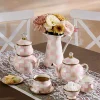 MacKenzie-ChildsRosy Check Enamel Saucer