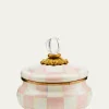 MacKenzie-ChildsRosy Check Enamel Squashed Pot