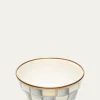MacKenzie-Childs4.5" Sterling Check Enamel Pinch Bowl