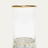 MacKenzie-ChildsSterling Check Highball Glass