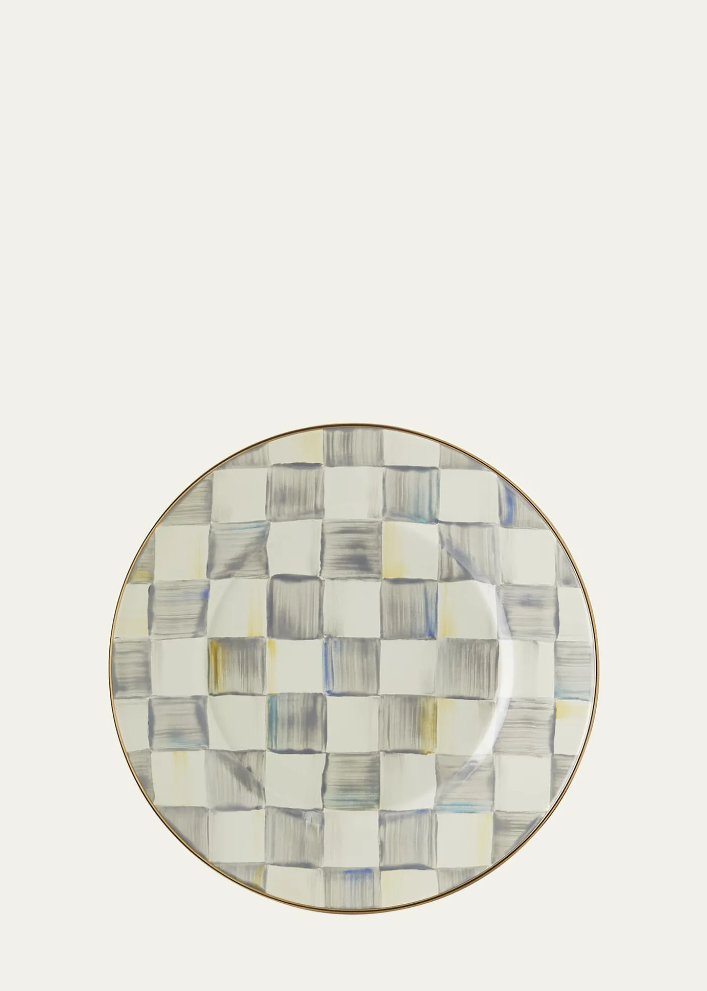 MacKenzie-ChildsSterling Check Dinner Plate