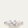 MacKenzie-ChildsViolet Check Fluted Ceramic Breakfast Bowl