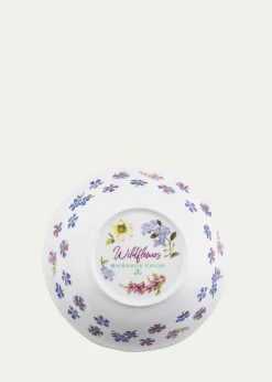 MacKenzie-ChildsWildflowers Serving Bowl, Green