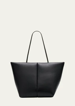 MaedenBoulevard Medium Padded Leather Tote Bag