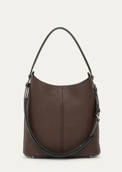 Maison MargielaDress-Age Leather Hobo Bag