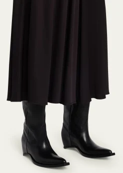 Maison MargielaHeel-Less Leather Cowboy Boots