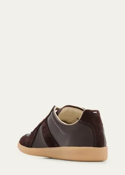 Maison MargielaReplica Suede & Leather Sneakers