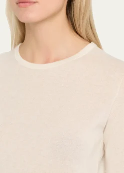 Majestic FilaturesMachine Washable Cashmere Crewneck Pullover