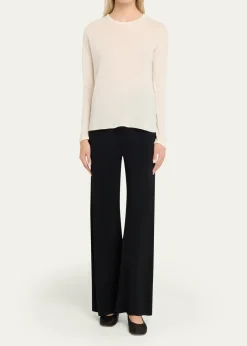 Majestic FilaturesMachine Washable Cashmere Crewneck Pullover
