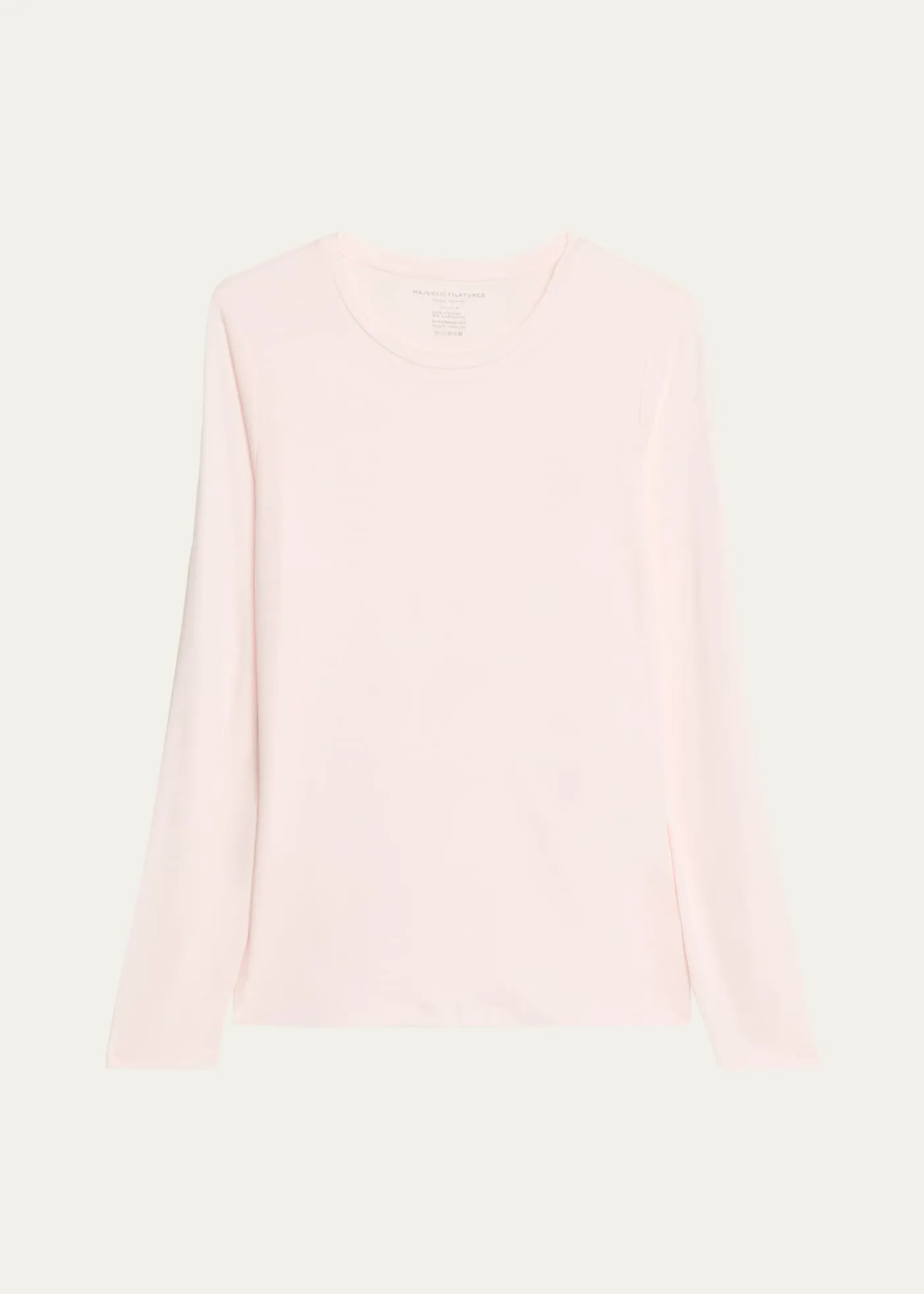 Majestic FilaturesSoft Touch Long-Sleeve Crewneck T-Shirt