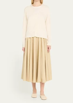 Majestic FilaturesV-Neck Button-Down Long-Sleeve Stretch-Linen Cardigan