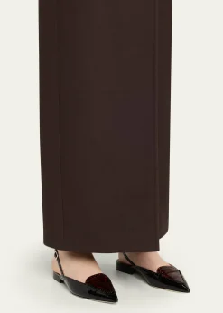 Malone SouliersLaurie Pointed-Toe Slingback Ballerina Flats