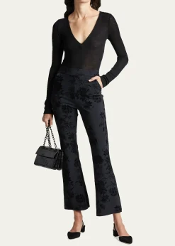Manolo BlahnikAspro Suede Block-Heel Slingback Pump