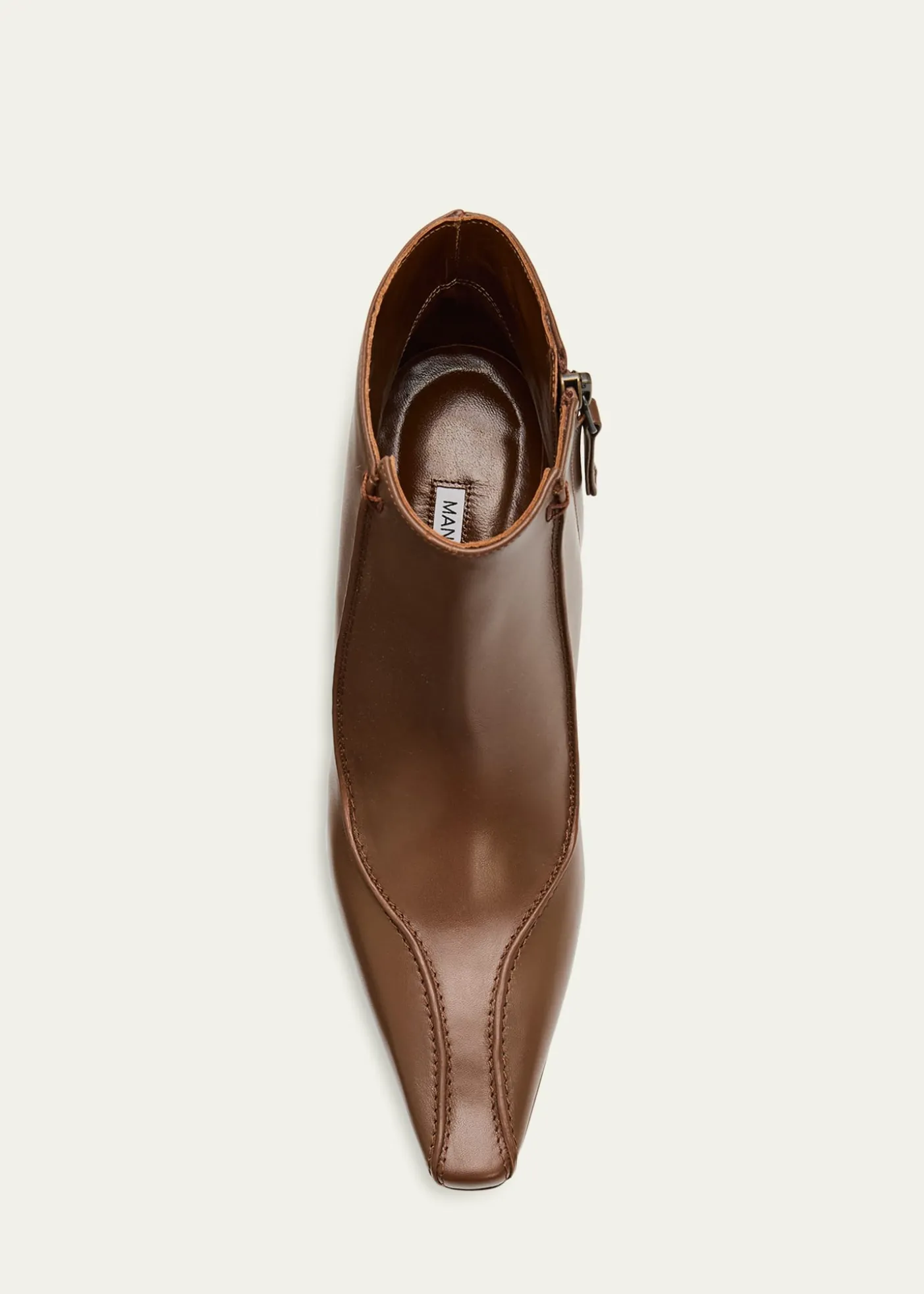 Manolo BlahnikMilleta 90mm Leather Ankle Boots