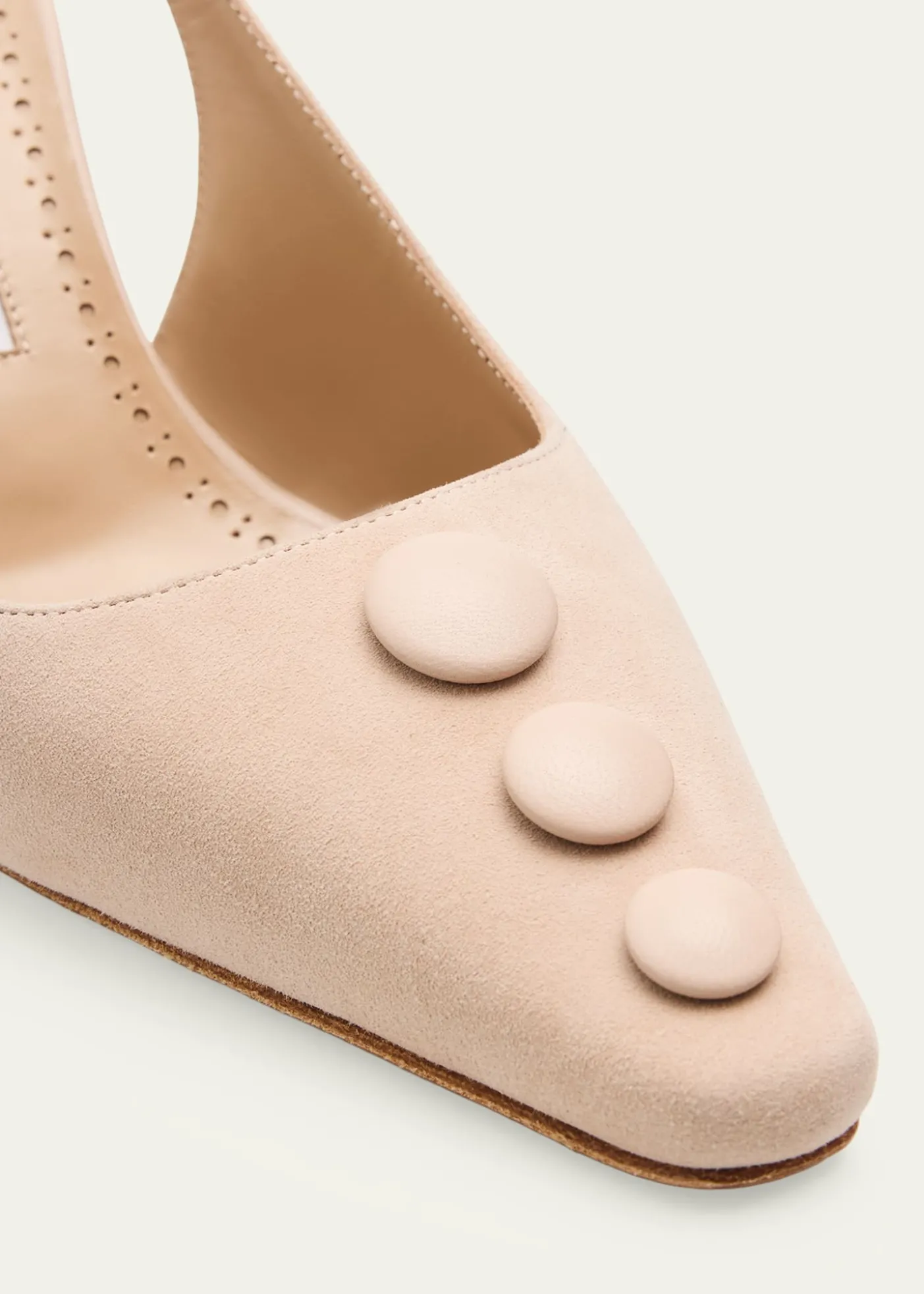 Manolo Blahnik70mm Alexapla Suede Slingback Pumps