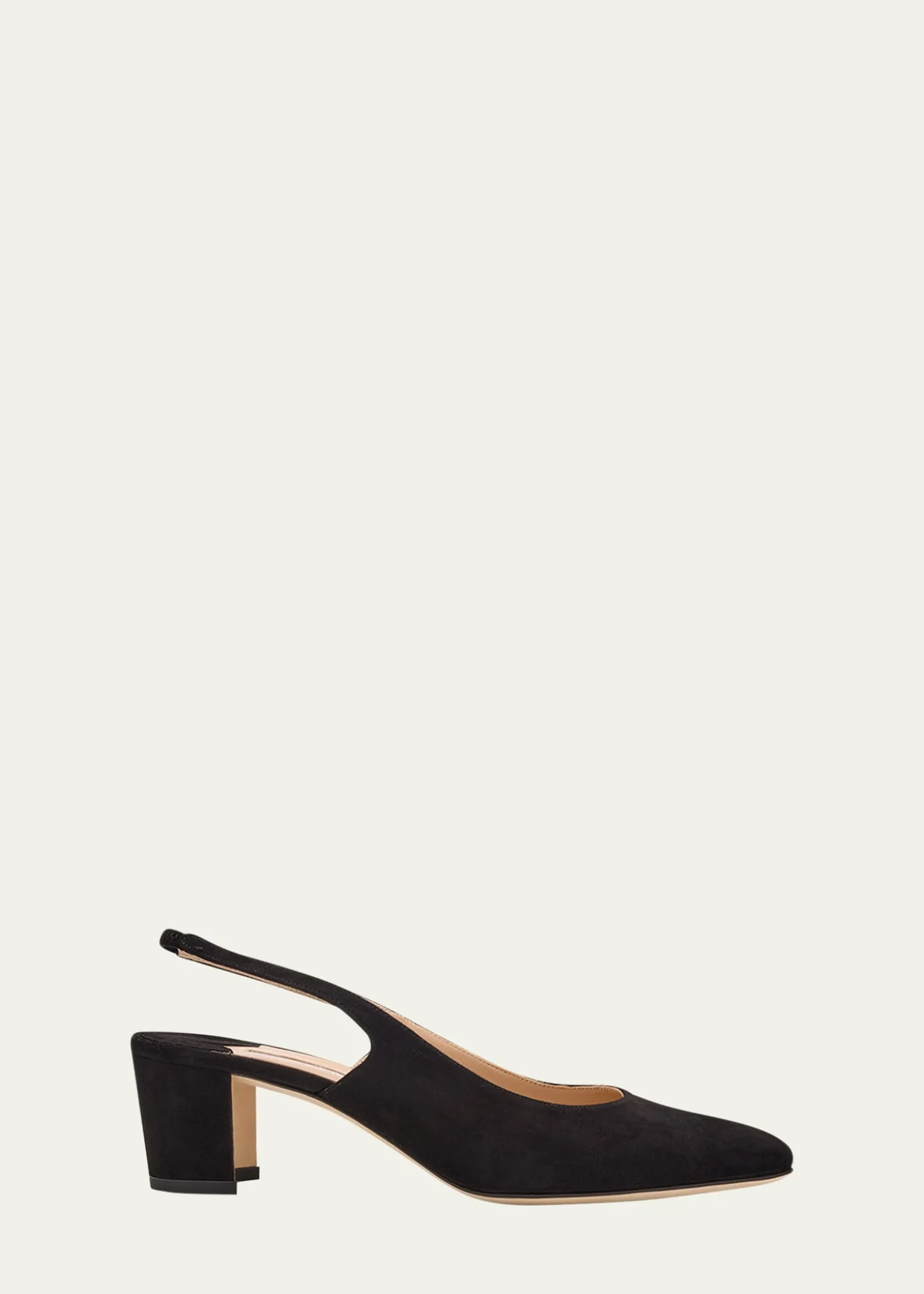 Manolo Blahnik50mm Allurasa Suede Slingback Pump