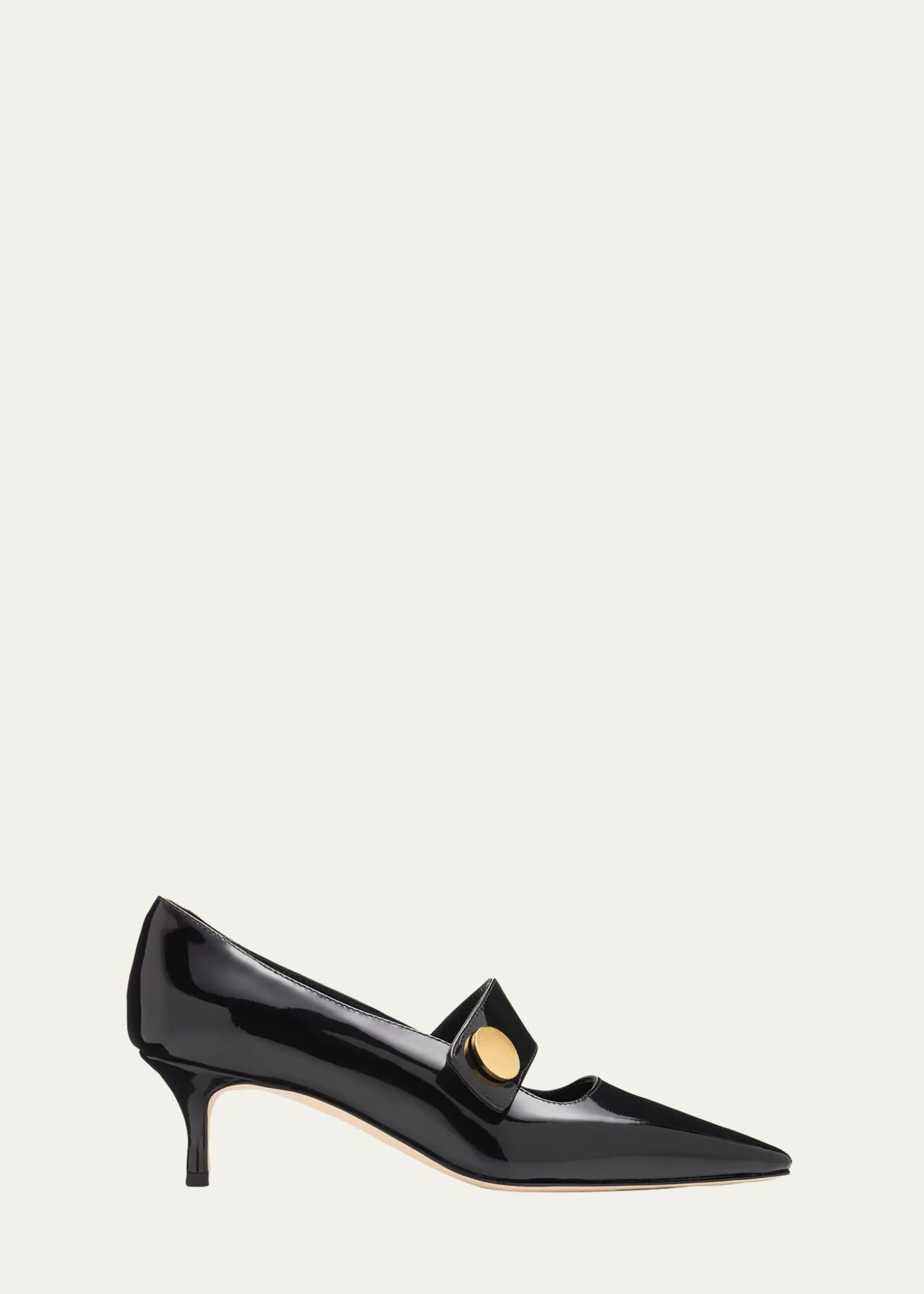 Manolo Blahnik50mm Dorian Patent Leather Mary Jane Pumps