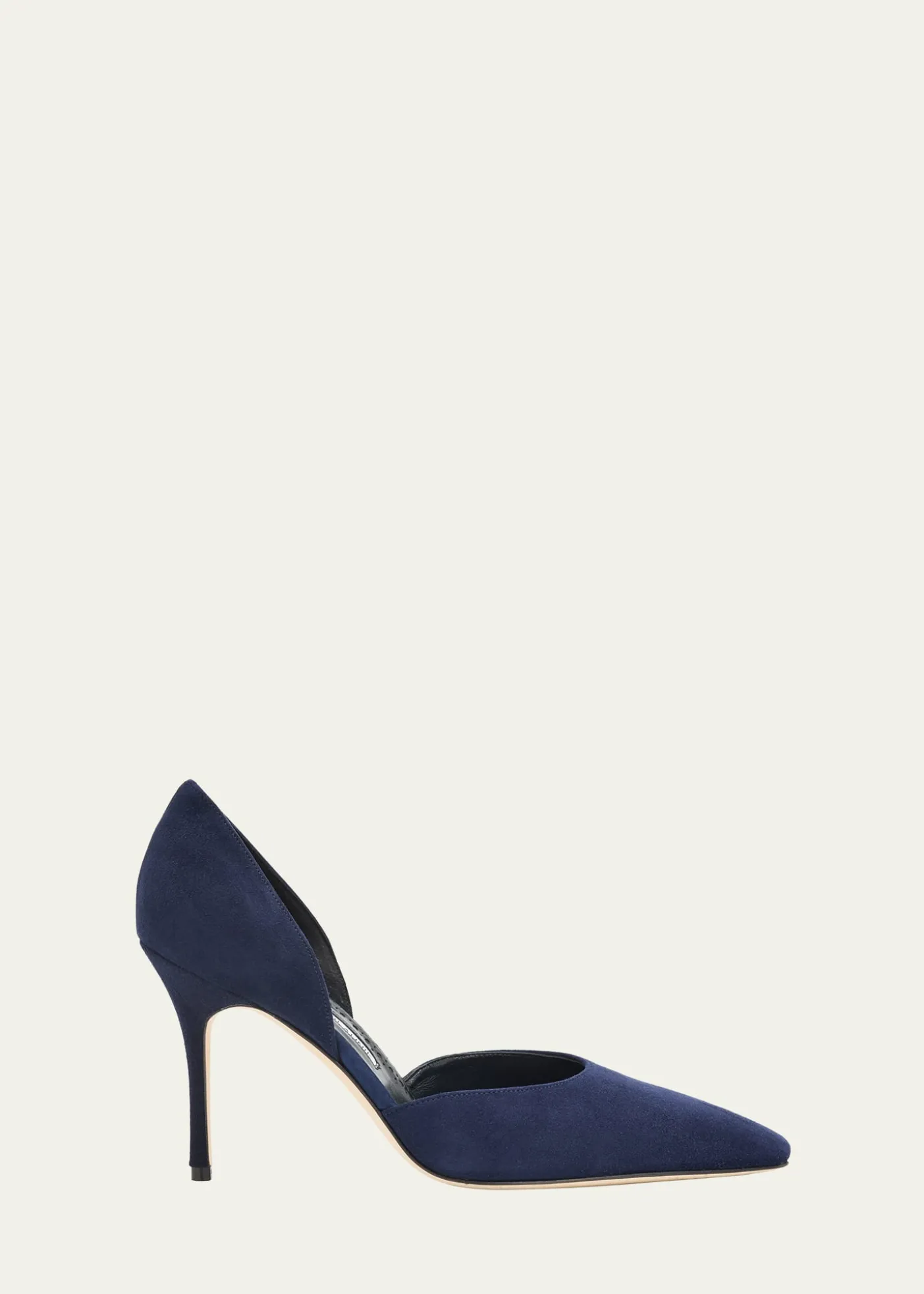 Manolo Blahnik50mm Maren Suede Pointed-Toe Pumps