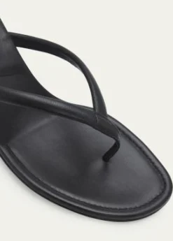 Manolo Blahnik50mm Paterno Leather Thong Sandals