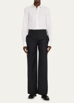 Manolo BlahnikPerrita Leather Penny Loafers
