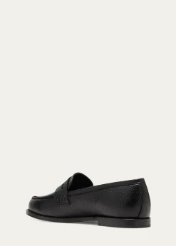 Manolo BlahnikPerrita Leather Penny Loafers
