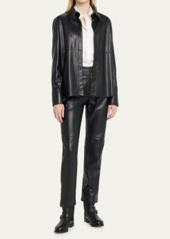 Manolo BlahnikSulaltra Leather Buckle Biker Booties