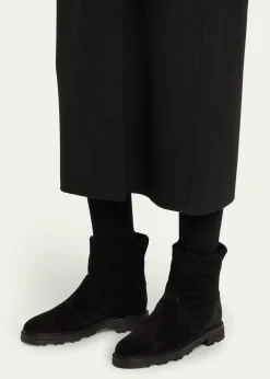 Manolo BlahnikTomosa Suede Cozy Ankle Booties