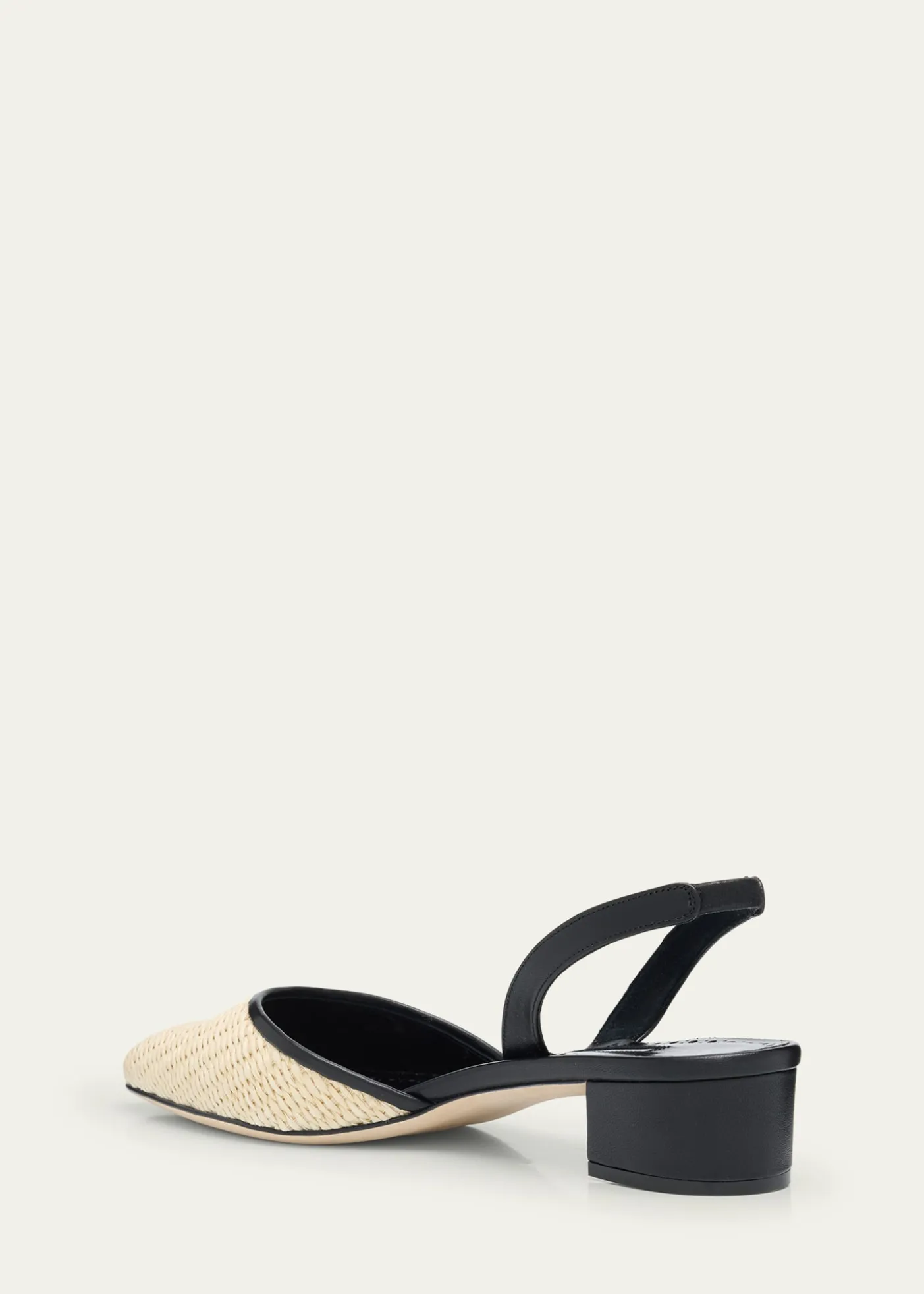 Manolo BlahnikWoven Slingback Ballerina Pumps
