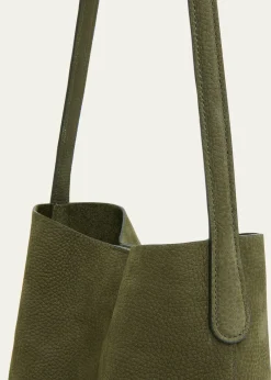 Mansur GavrielEveryday Cabas Small Suede Shoulder Bag