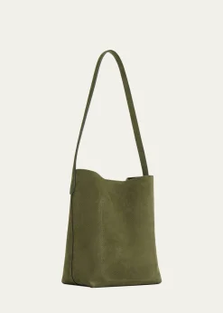 Mansur GavrielEveryday Cabas Small Suede Shoulder Bag