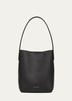 Mansur GavrielMini Everyday Cabas Leather Top-Handle Bag