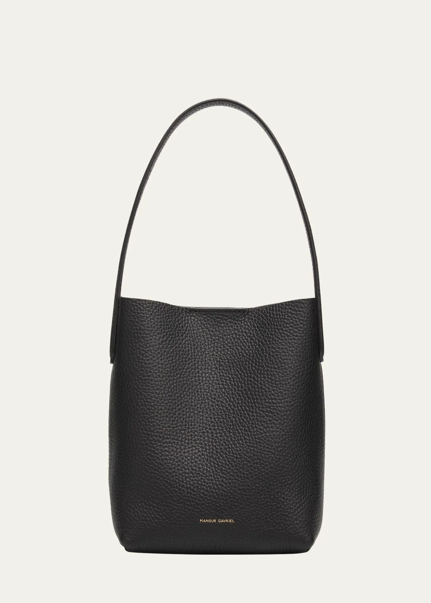 Mansur GavrielMini Everyday Cabas Leather Top-Handle Bag