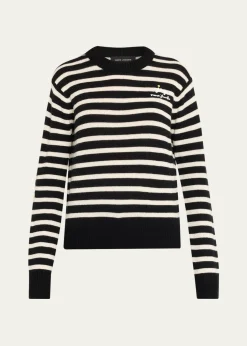 Marc JacobsJoy Striped Crewneck Sweater