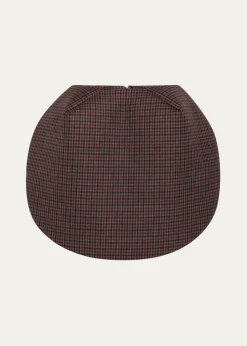 Marc Jacobs RunwayCheck Wool Circular Skirt
